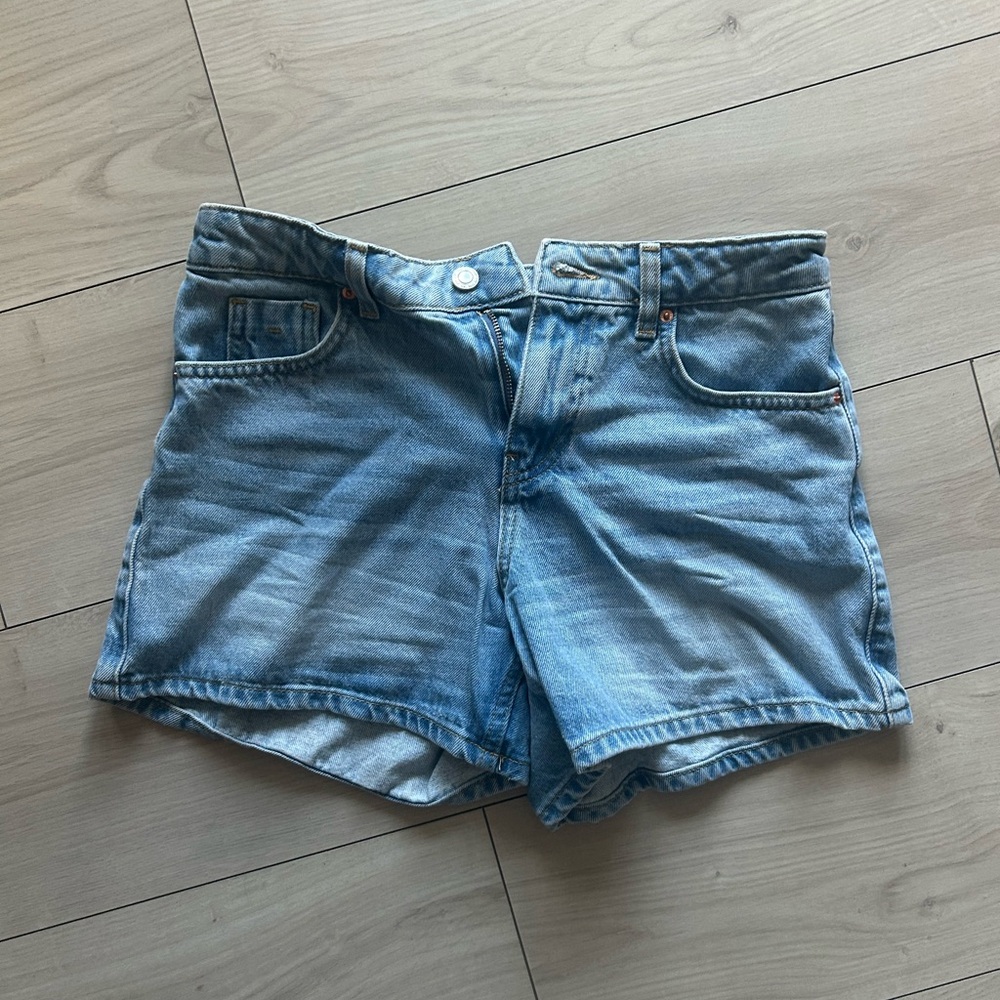 Classic Blue Denim Women's Shorts